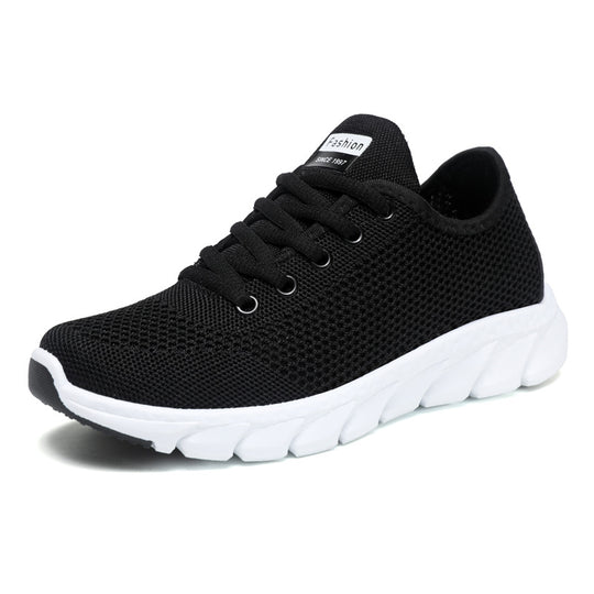Damen Komfortable Freizeit-Laufschuhe mit atmungsaktivem Mesh und dynamischer Sohle EB