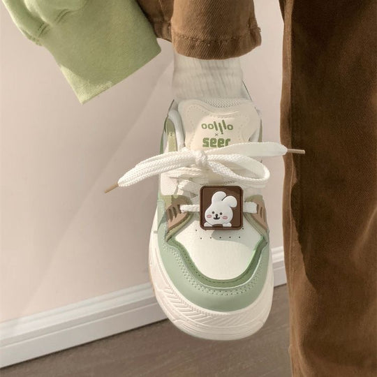 Damen Verspielte Sneaker mit einzigartigem Design und komfortabler Sohle EB