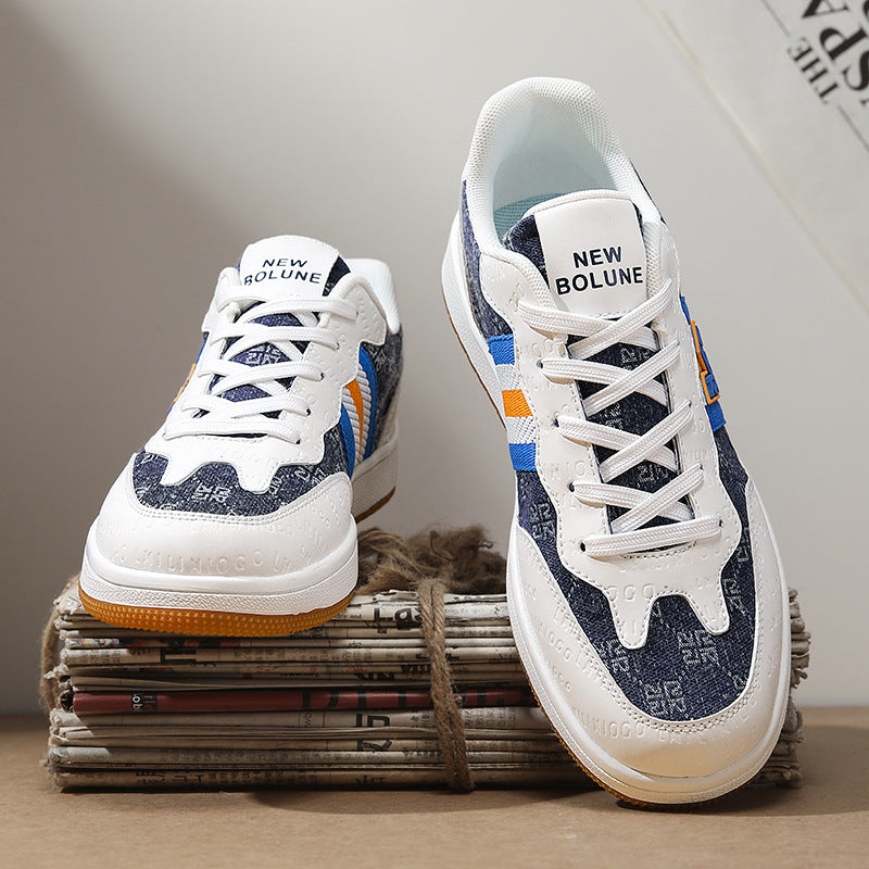 Damen modische Sneakers mit verstärktem Fersenbereich und atmungsaktiver Oberflächenstruktur EB