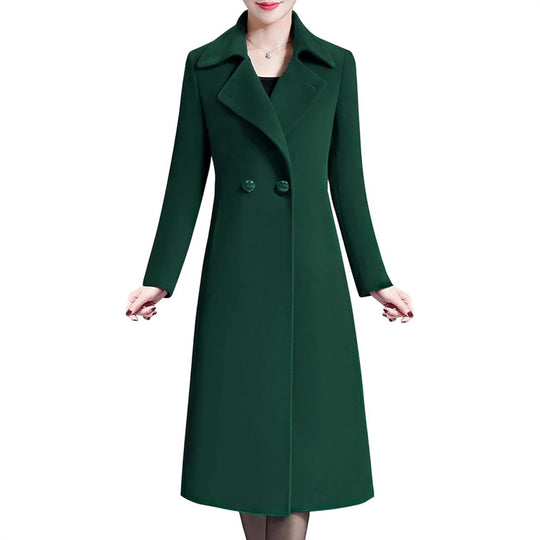 Damen Eleganter langer Mantel EB