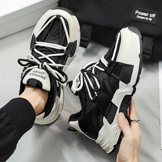 Damen Sportliche Sneakers mit atmungsaktivem Obermaterial und innovativer Schnürtechnologie EB