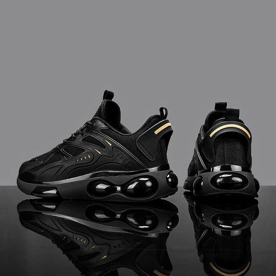 Unisex City-Performance-Sneaker mit luftgepolsterter Pod-Zwischensohle, atmungsaktivem Mesh-Obermaterial und verstärkter Fersenkappe EB