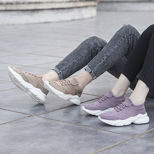 Damen Sportliche High-Performance Sneaker mit atmungsaktivem Mesh-EB