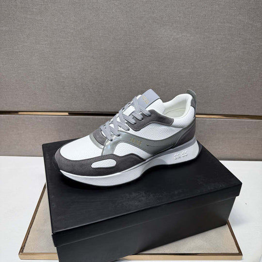 Damen Sportliche Freizeit Sneakers mit atmungsaktiver Mesh-Oberfläche und dämpfender Sohle EB