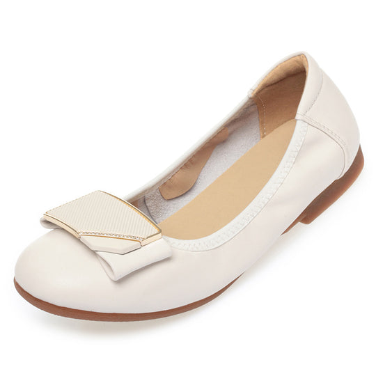 Damen Ballerinas mit elegantem Schleifenakzent und komfortablem Fußbett EB