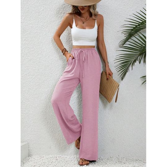 Damen Luftige Weite Sommerhosen EB