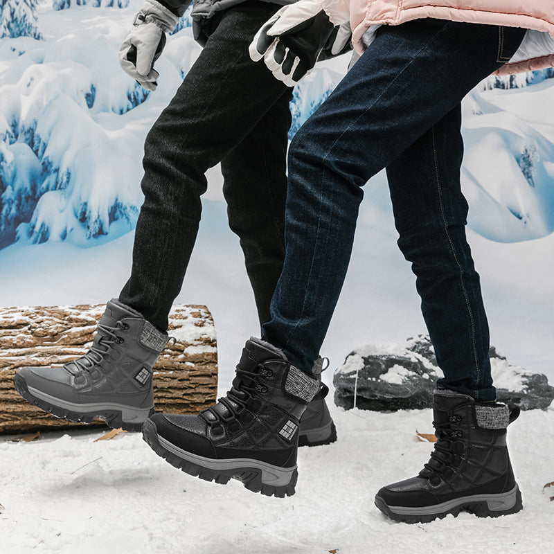 Damen Winterlicher Stiefel mit rutschfester Sohle und isolierendem Futter EB
