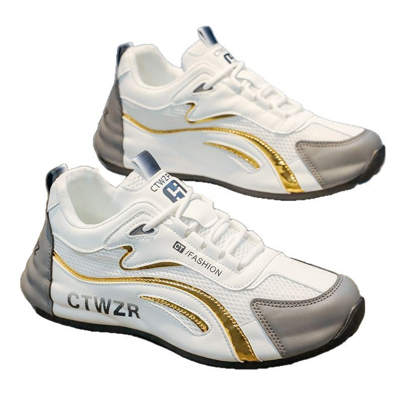 Damen Modische Sneakers mit atmungsaktiver Mesh-Oberfläche und stabiler Dämpfung EB