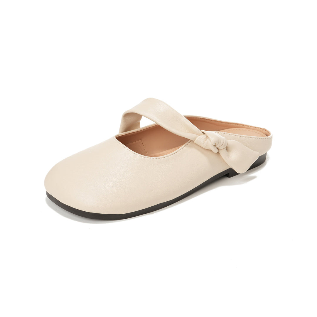 Damen Schlichte und modische Clogs mit dekorativer Schleifenapplikation EB
