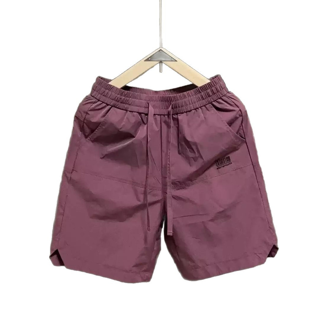 Herren lässige Sportshorts mit elastischem Bund und seitlichen Eingrifftaschen EB