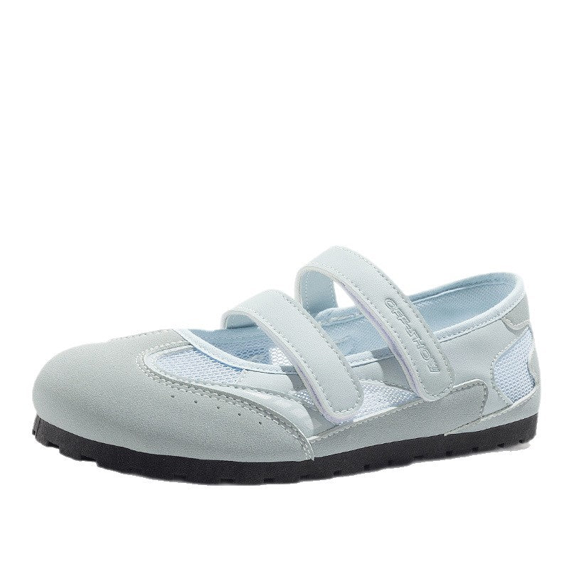 Damen Sportliche Freizeitschuhe mit verstellbarem Klettverschluss und atmungsaktiver Oberseite EB