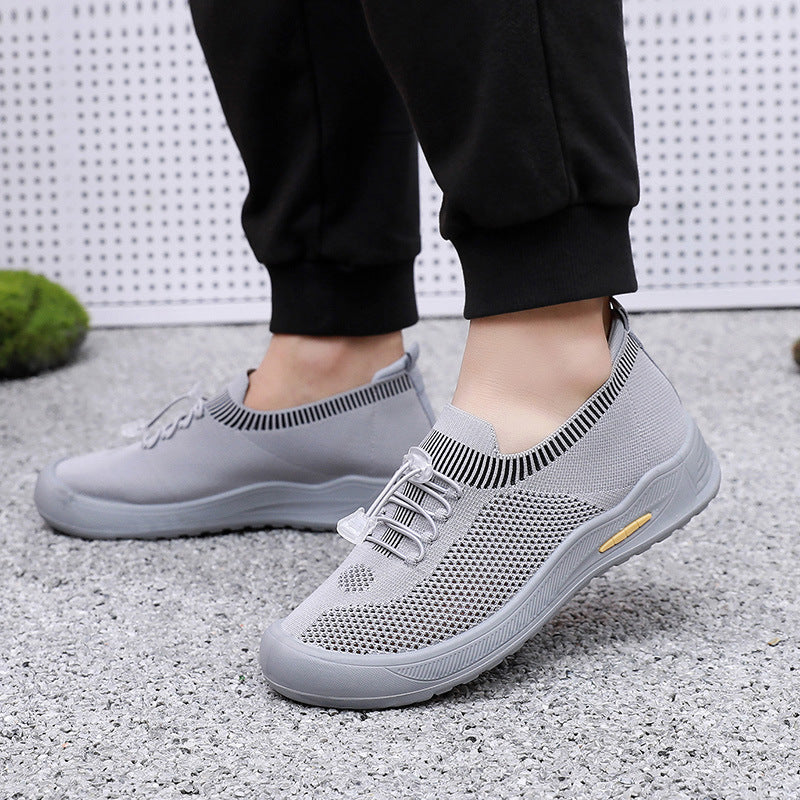Damen Sportliche Freizeitschuhe mit elastischem Schnürsystem und rutschfester Sohle EB