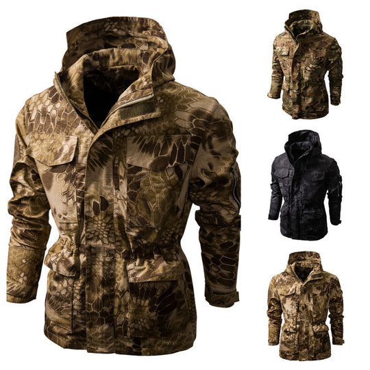 Herren Outdoor-Jacke mit camouflage Design und praktischen Taschen EB