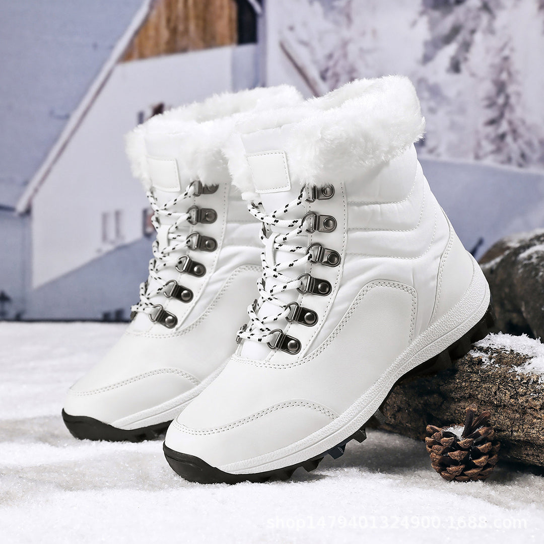 Damen Wasserfeste Winterstiefel mit Kuschelfutter EB
