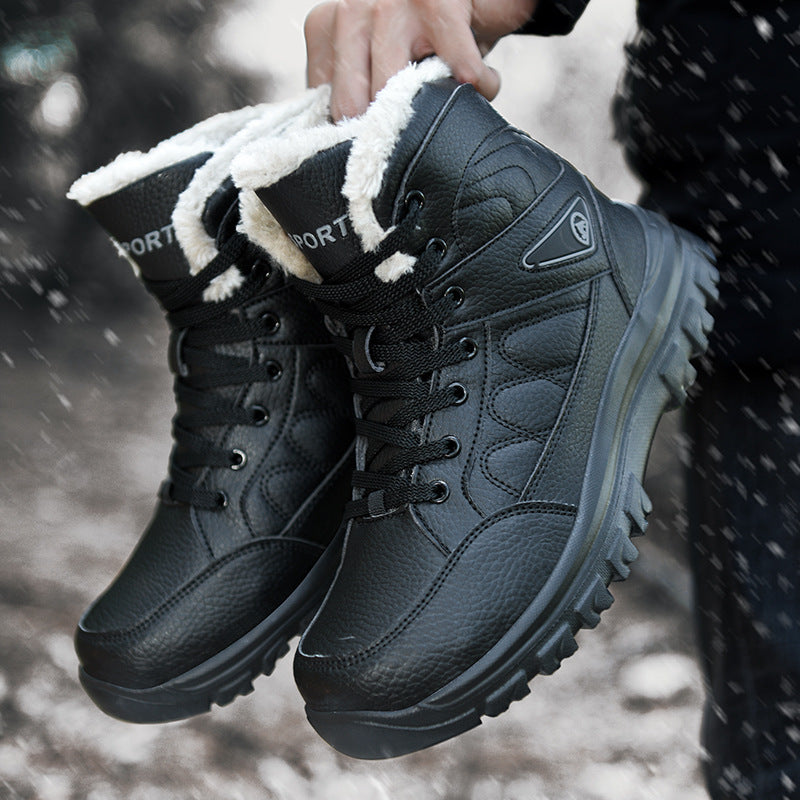Damen gefütterte Winterstiefel mit rutschfester Sohle und isolierendem Innenfutter EB