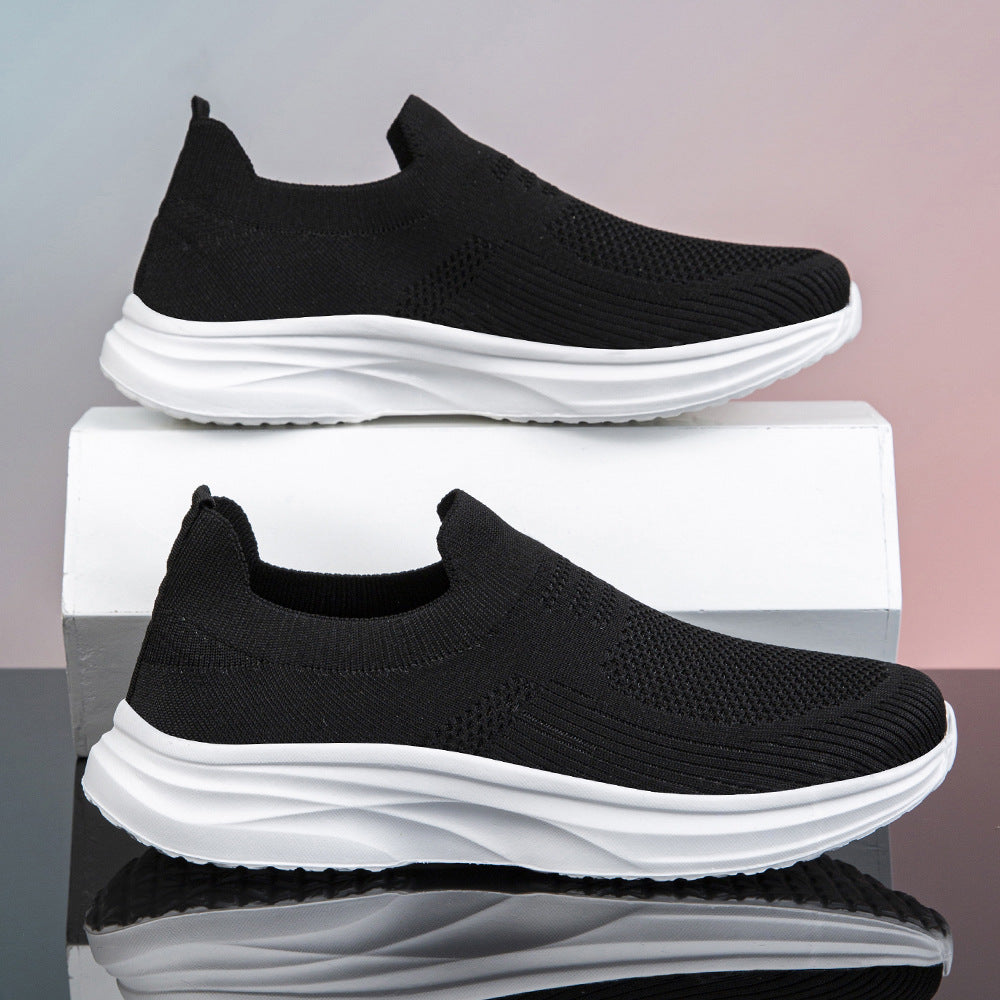 Damen Sportliche Slip-On Sneakers EB
