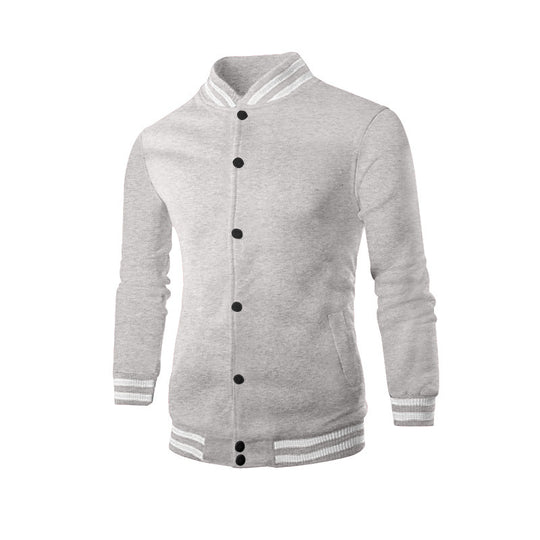 Herren Sportliche Collegejacke mit modischem Kragen EB