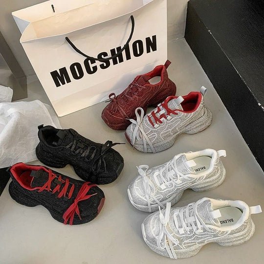 Damen Sneakers mit innovativem Mesh-Design und bequemem Dämpfungssystem EB