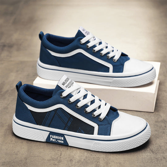 Damen Modische Low-Top Sneakers mit grafischen Akzenten EB