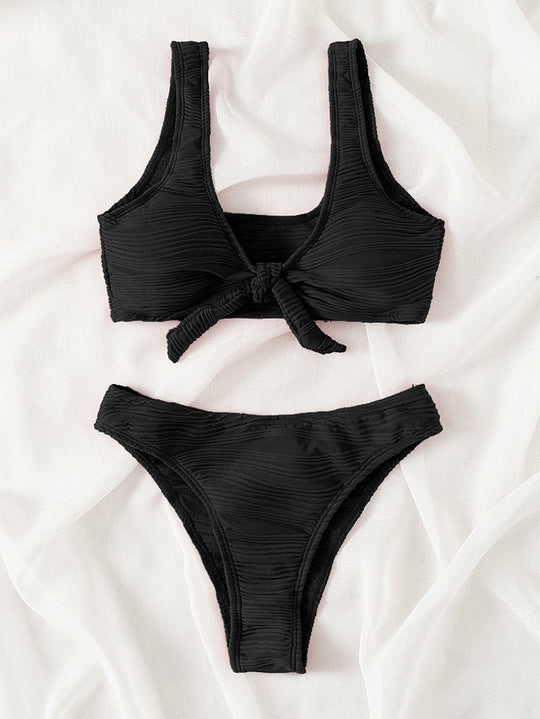 Damen Triangel-Bikini mit knotbarem Oberteil EB