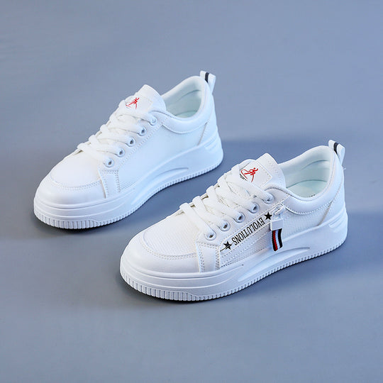 Damen Sportliche Sneaker mit innovativem Obermaterial und modischem Zipperdesign EB