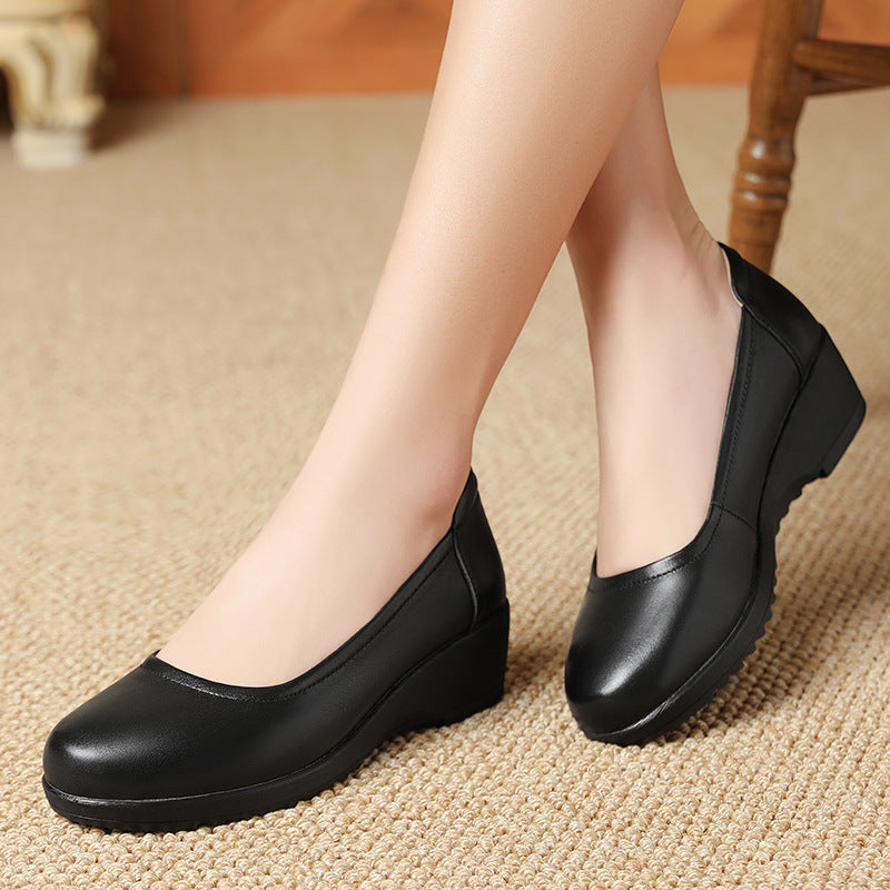 Damen Mary Jane Schuhe mit bequemem Blockabsatz und verstellbarem Riemen EB