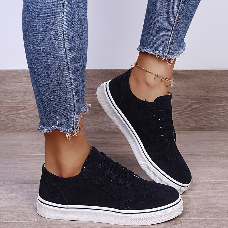 Damen Freizeit-Sneaker im eleganten Riemchen-Design mit atmungsaktiver Innensohle EB