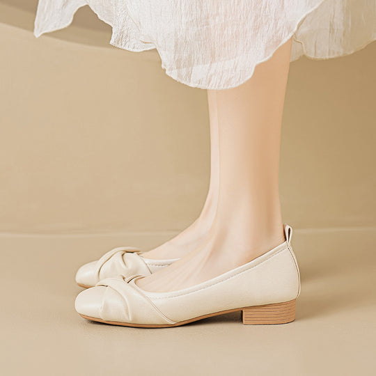 Damen Ballerinas mit elegantem Knoten-Design EB