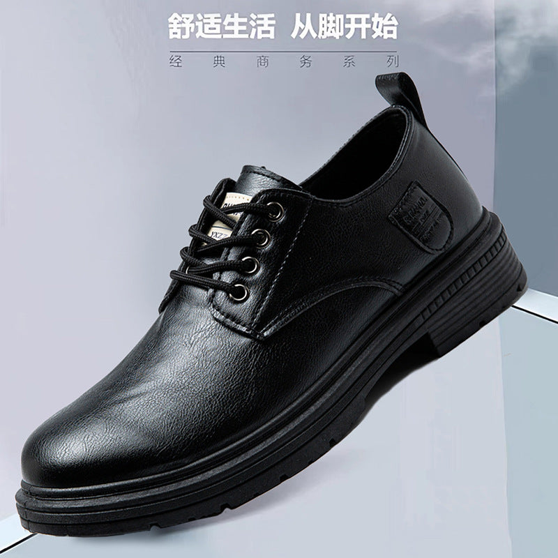 Damen Klassische Lederschuhe mit rutschfester Sohle und elegantem Design EB