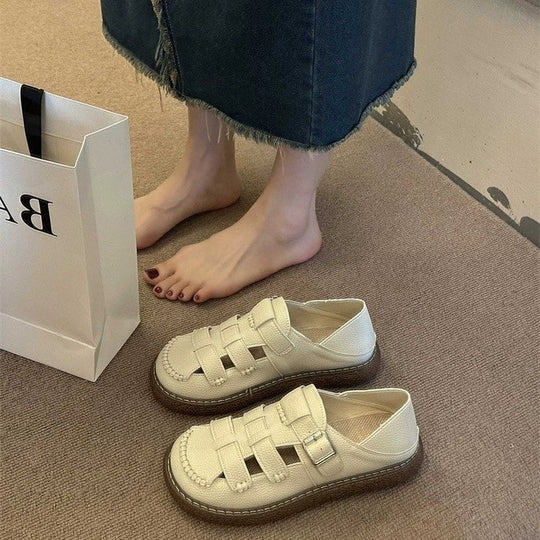 Damen Clogs mit modischem Riemenverschluss und rutschfester Sohle EB