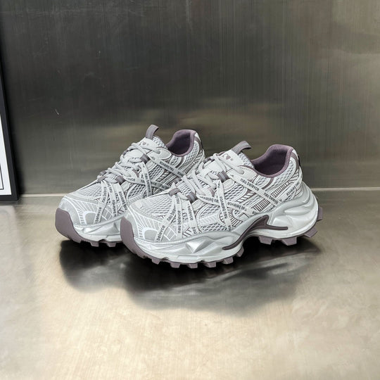 Damen Sportliche Lauf-Sneaker mit innovativem Mesh-Design und rutschfester Sohle EB