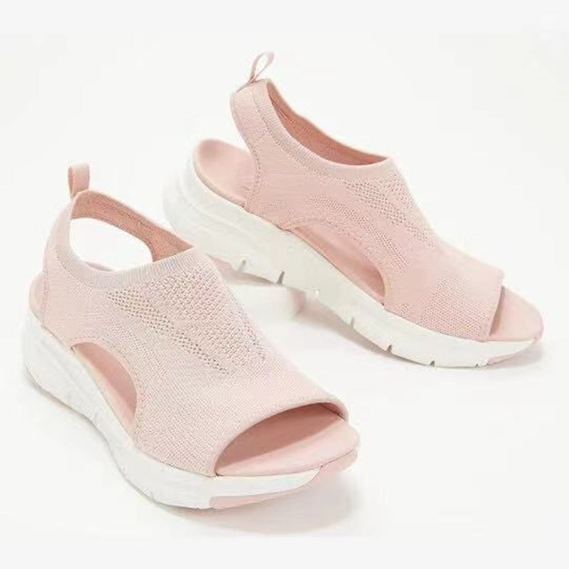 Damen Freizeit-Sandalen mit atmungsaktivem Mesh-Obermaterial und rutschfester Sohle EB