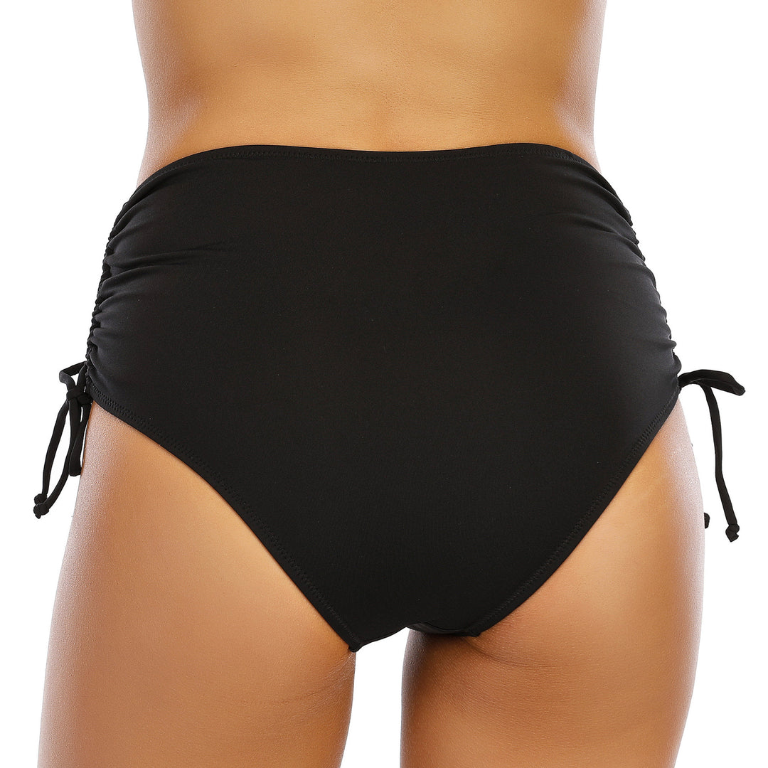 Damen Hochgeschnittenes Badeshorts mit Rüschendetails EB