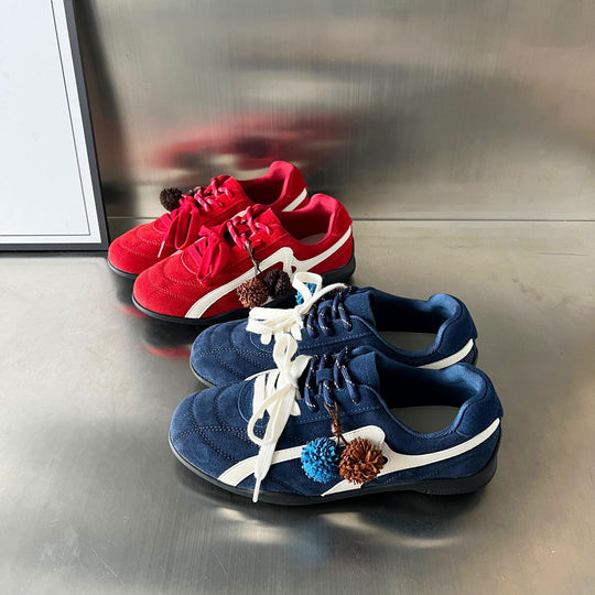 Damen Sportliche Sneaker mit Premium Wildleder und innovativer Dämpfungstechnologie EB