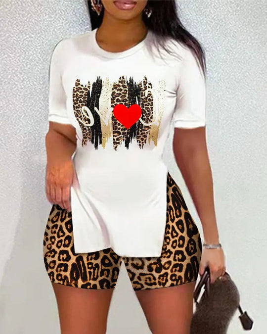 Damen Trendiges T-Shirt mit aufwendig bedrucktem Motiv EB