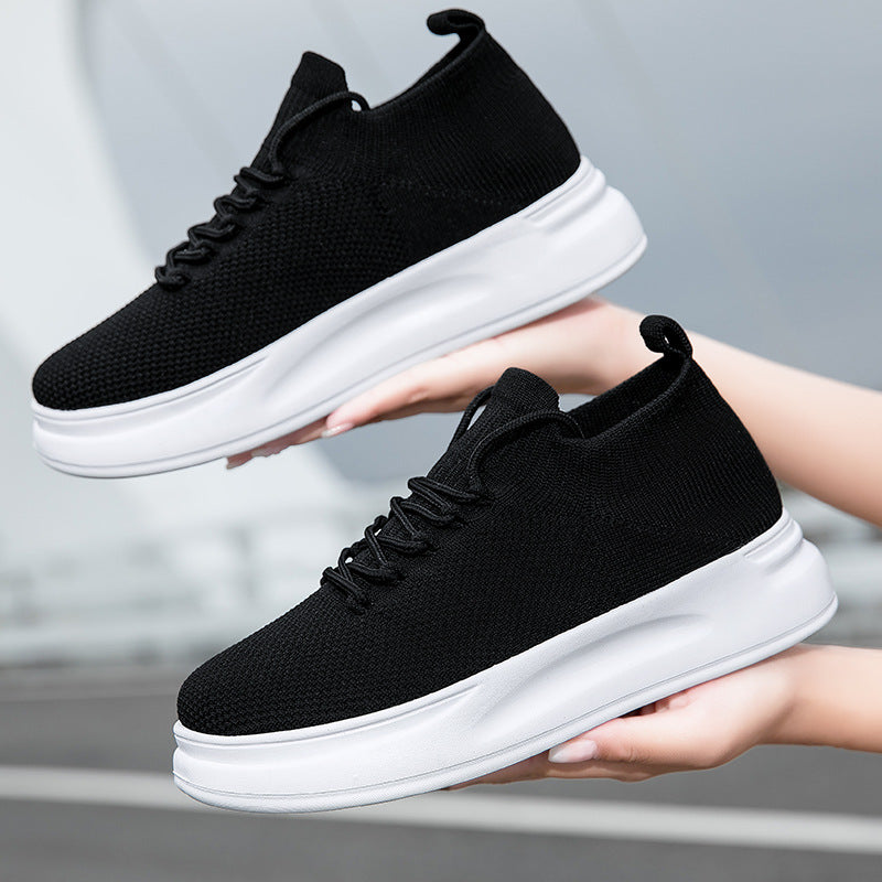 Damen Atmungsaktive Sneakers mit flexiblem Strick-Obermaterial EB