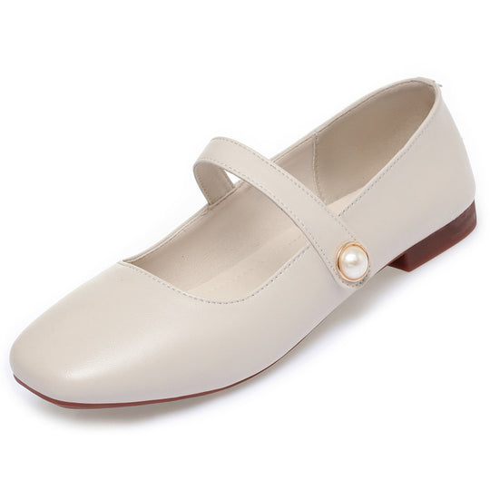 Damen Elegante Ballerinas mit modischem Riemchen und komfortablem Fußbett EB