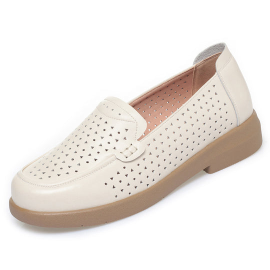 Damen Mokassins mit luftiger Perforation und gemütlichem Fußbett EB