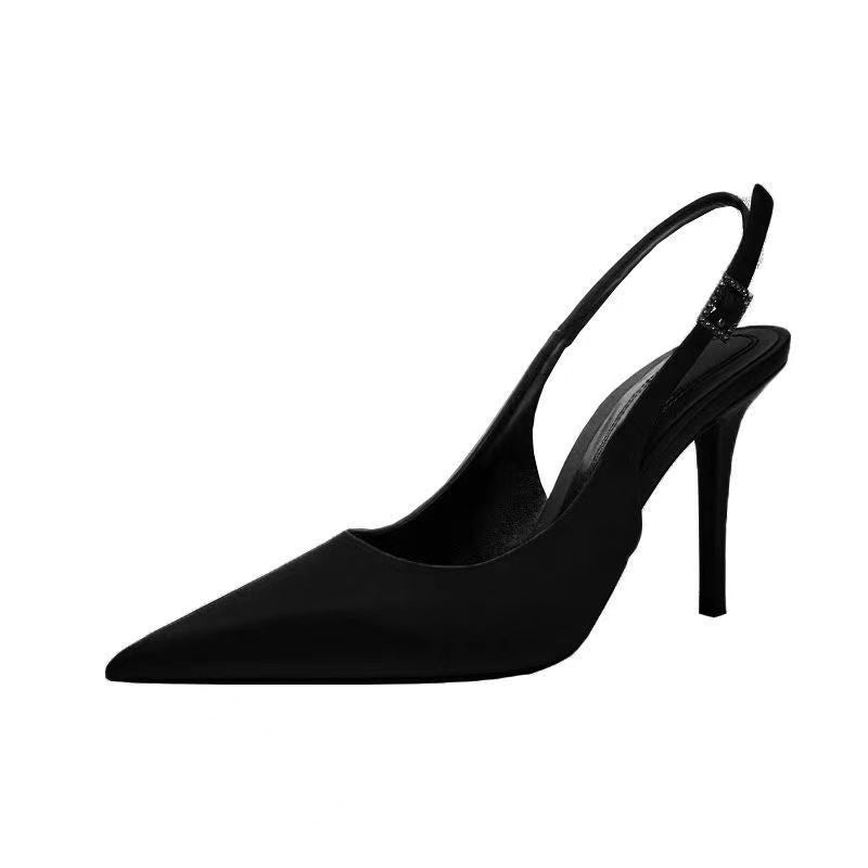 Damen Slingback-Pumps mit spitzem Zehenbereich und elegantem Fersenriemen EB