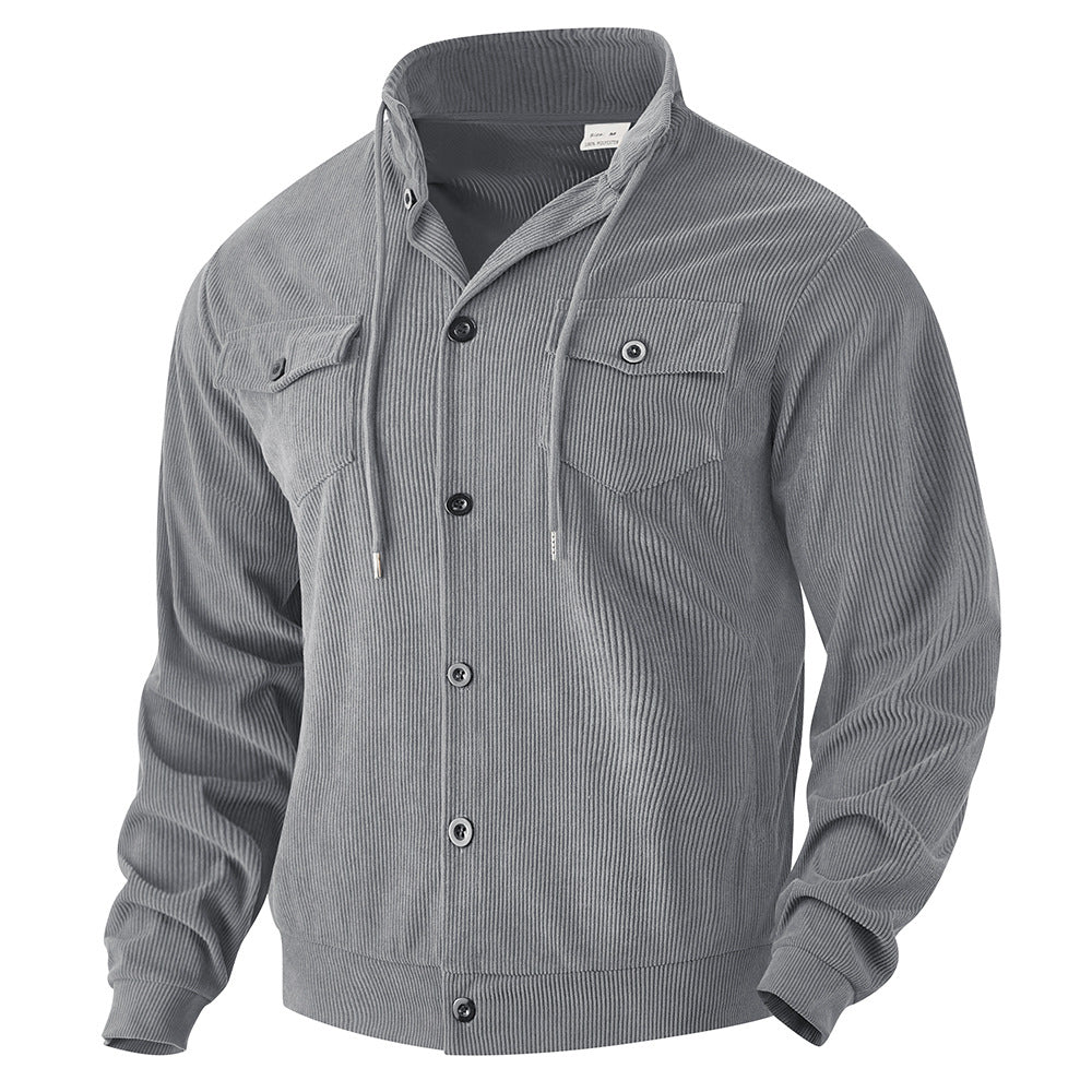 Herren cordjacke mit praktischen Brusttaschen EB