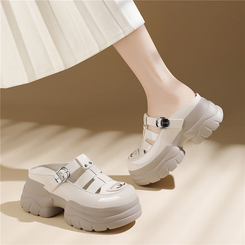 Damen Modische Clogs mit innovativem Dämpfungssystem und verstellbarem Riemen EB