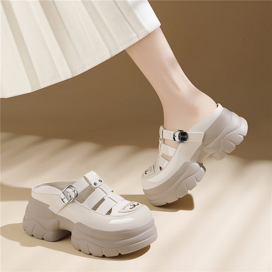 Damen Modische Clogs mit innovativem Dämpfungssystem und verstellbarem Riemen EB