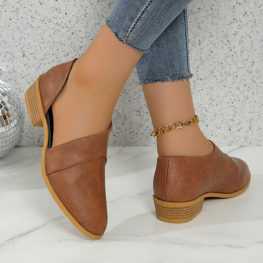 Damen Elegante Slip-On Schuhe mit glitzerndem Finish EB