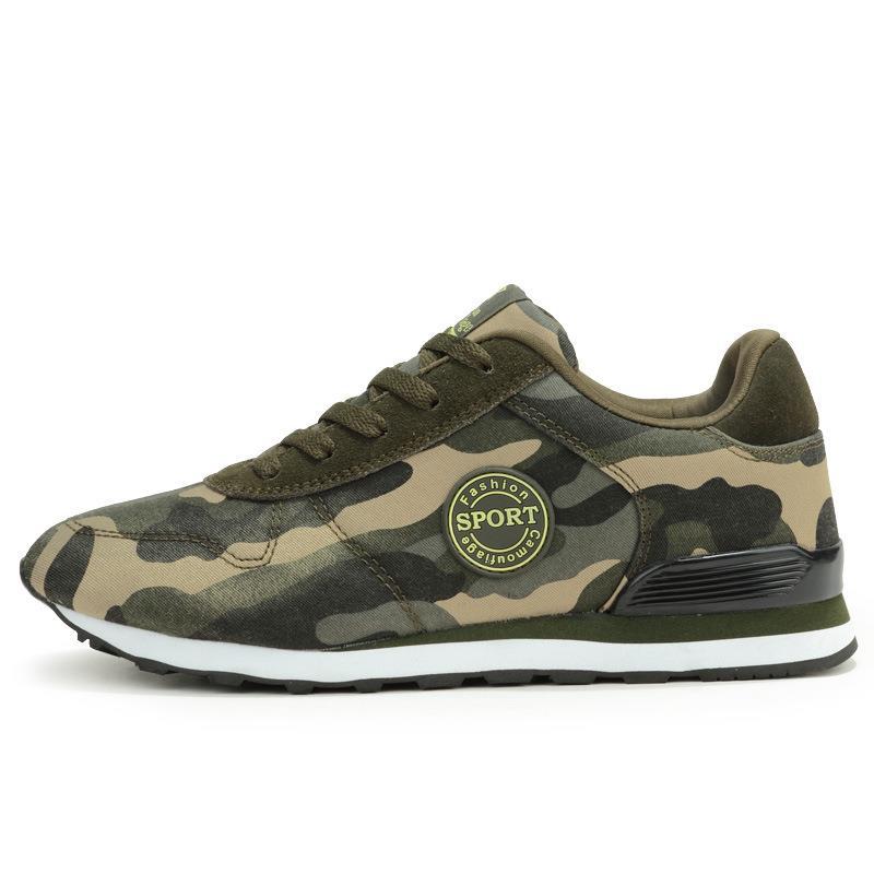 Damen Camouflage Sneakers mit atmungsaktivem Obermaterial und rutschfester Sohle EB