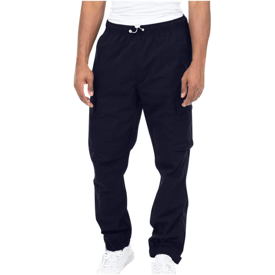 Herren Cargo-Hose mit elastischem Bund und praktischen Seitentaschen EB