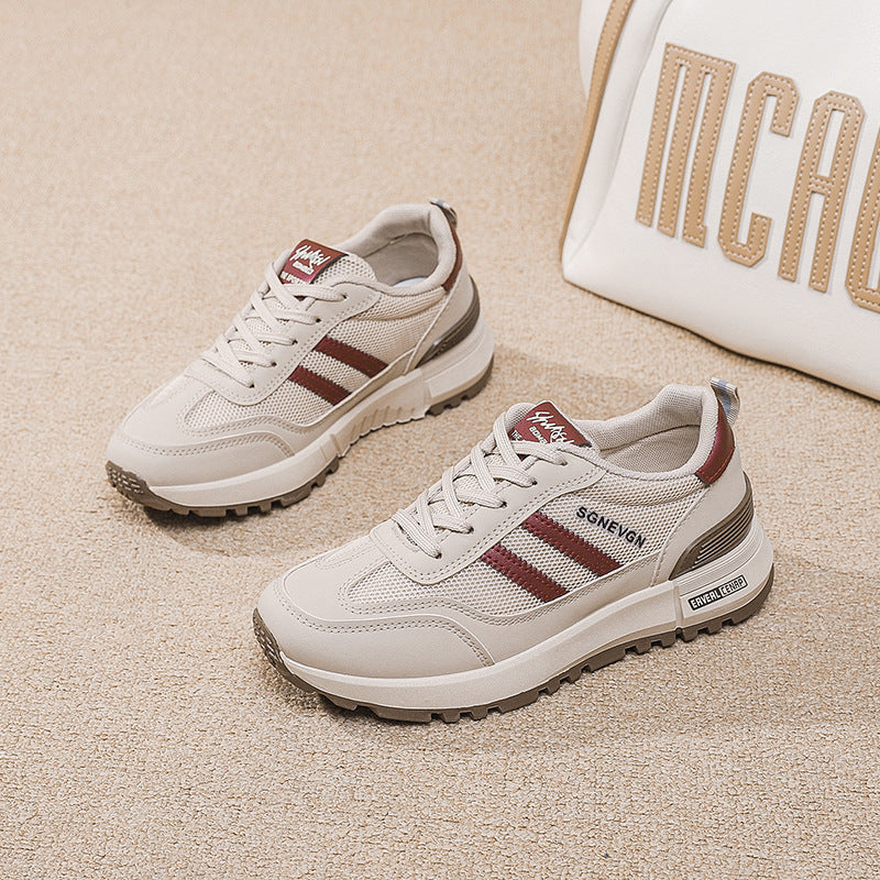 Damen Sportliche Sneakers mit modischem Design und rutschfester Laufsohle EB