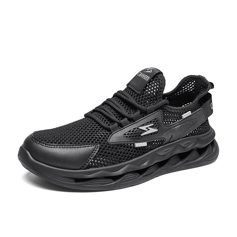 Damen Sportliche Laufsneaker mit atmungsaktivem Mesh-Obermaterial und dämpfender Sohle EB