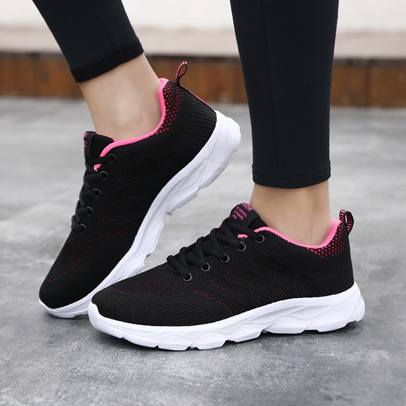 Unisex nan leichte atmungsaktive Strick-Sneaker mit dämpfender Zwischensohle EB