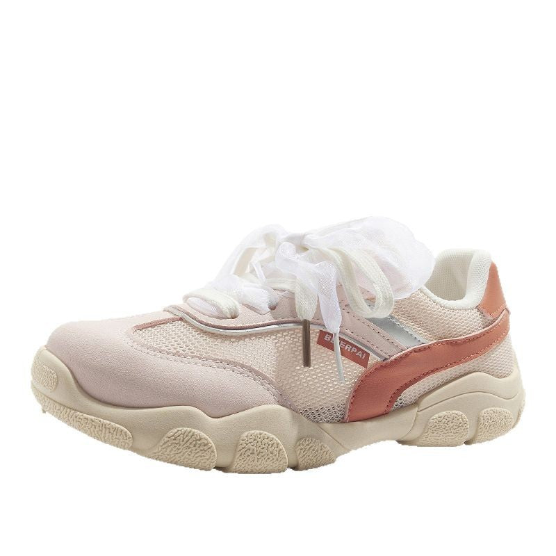 Damen Sportliche Sneakers mit atmungsaktiver Mesh-Konstruktion und weicher Dämpfung EB