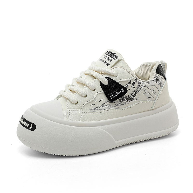 Damen modische Sneakers mit stylishen Akzenten und bequemer Laufsohle EB